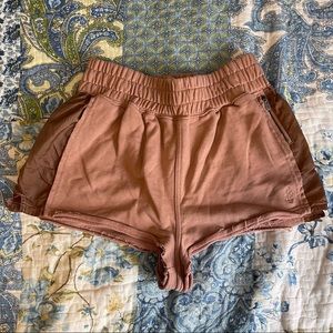 Free People Movement Beige Shorts